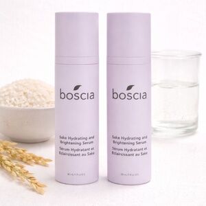 Lot of 2 Boscia Sake Hydrating & Brightening Serum 1oz NIB Skincare ⚠️ EXPIRED